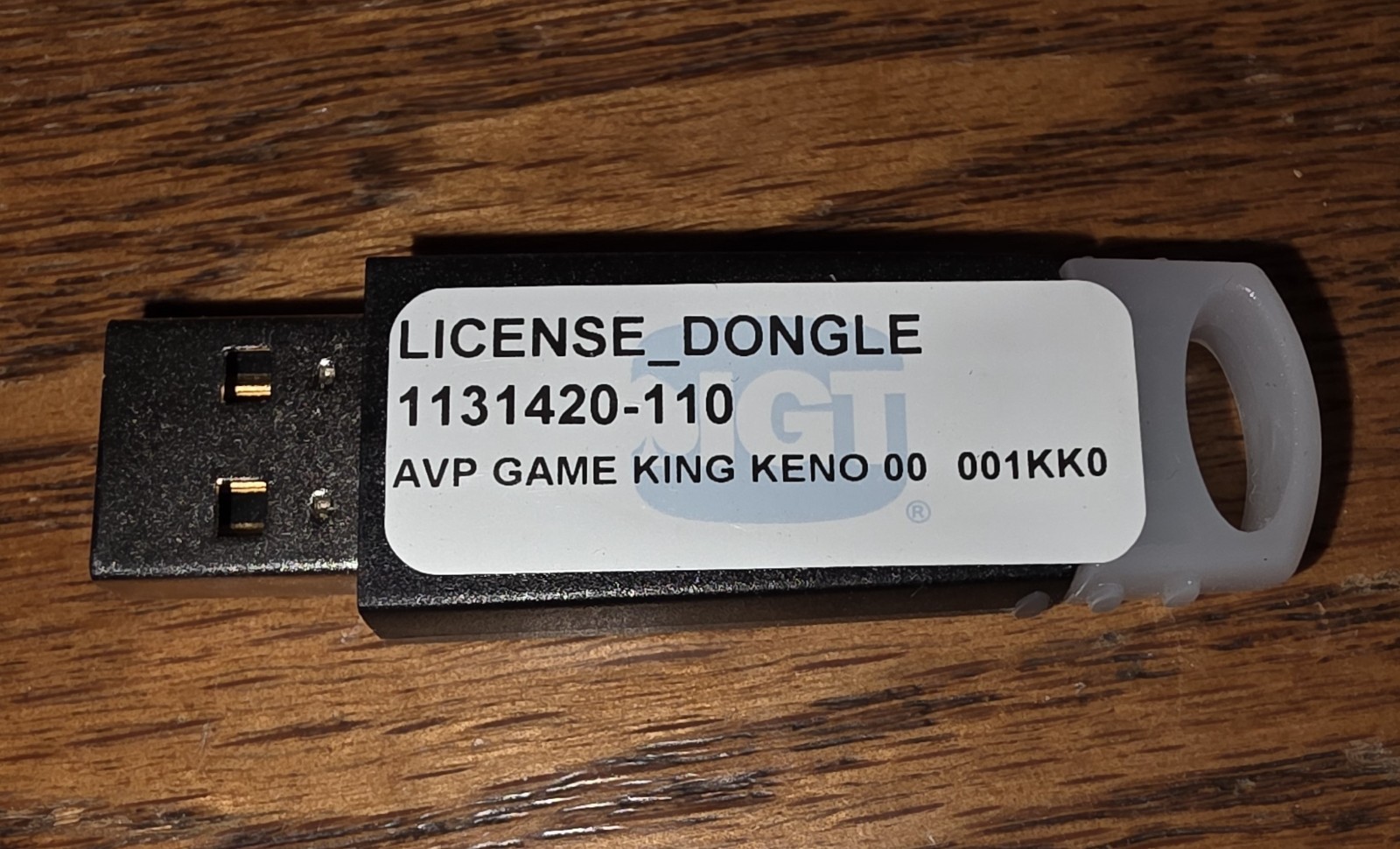 IGT LICENSE DONGLE ONLY - AVP GAME KING KENO 001KK0 IGT LICENSE DONGLE ONLY - AVP GAME KING KENO 001KK0