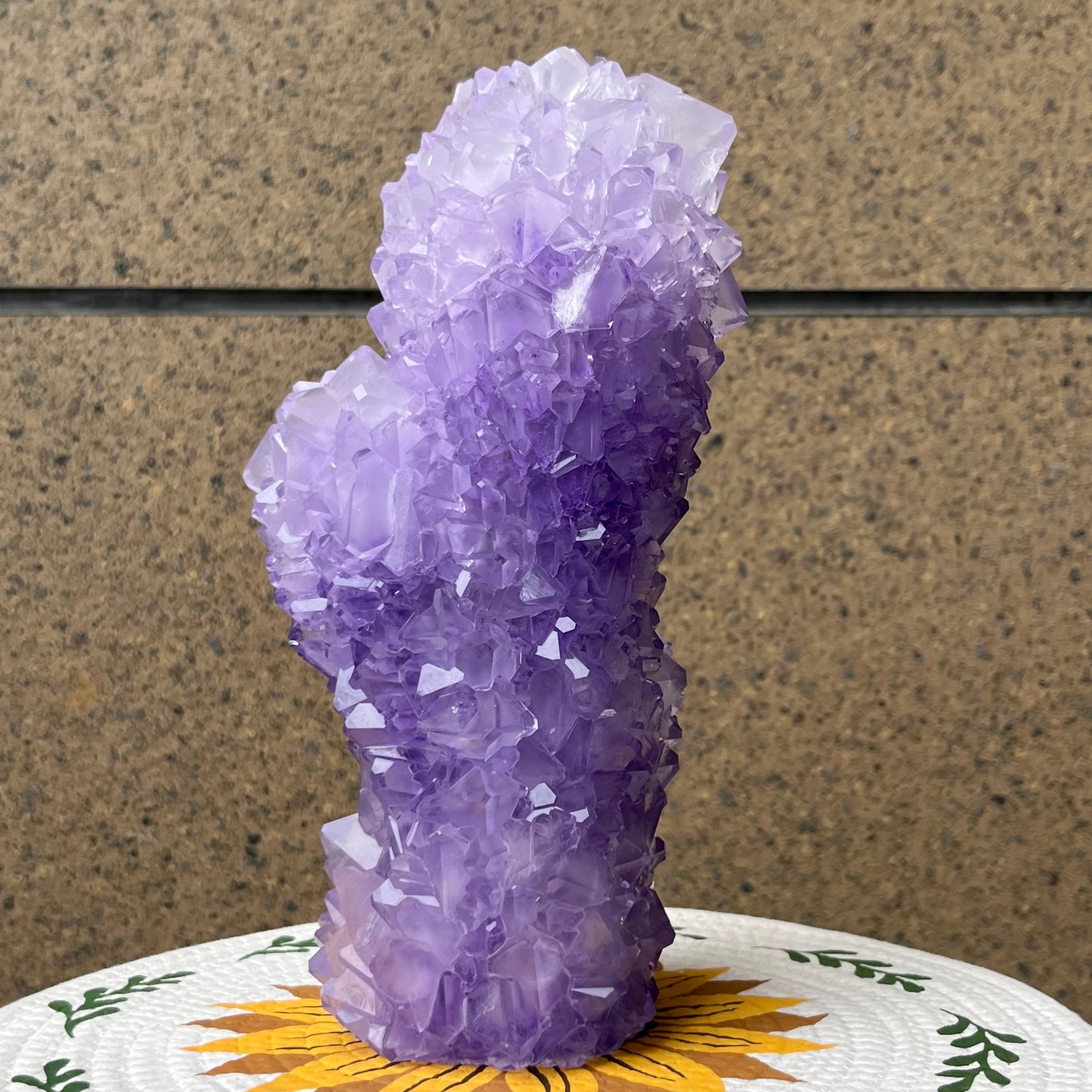 5.8 lb  Unique Alum Crystal Point Sharp Edges Desktop Decor Gift