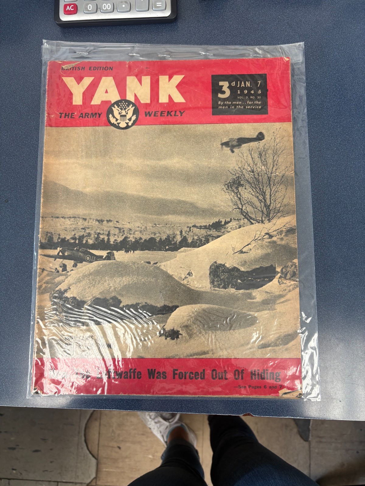 YANK The Army Weekly Jan 7th 1945 The Luftwaffle Was Forced Out Of Hiding YANK The Army Weekly Jan 7th 1945 The Luftwaffle Was Forced Out Of Hiding