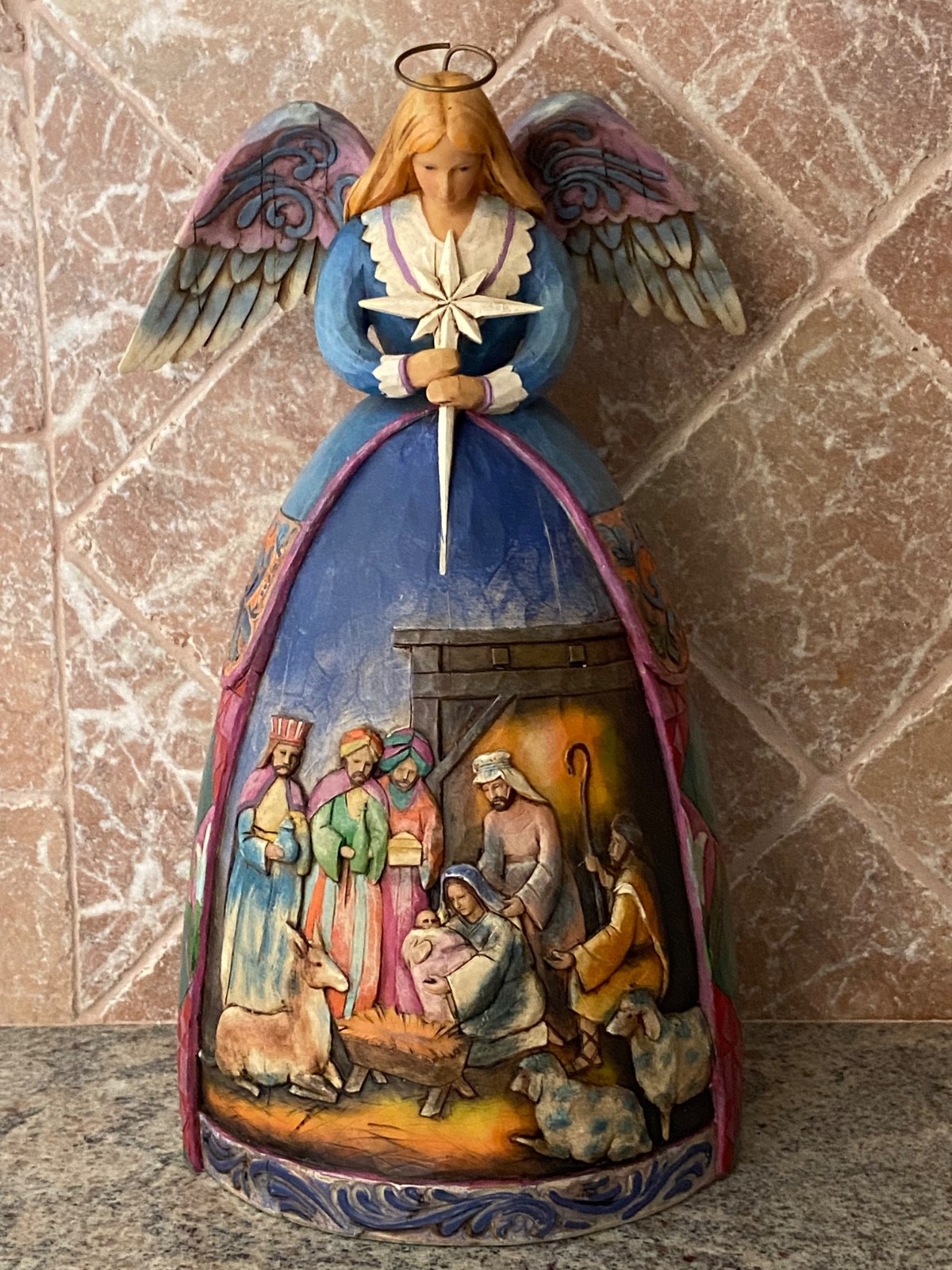Vintage 2005 Jim Shore A Star Shall Guide Us ~ Nativity Angel ~ #4003273