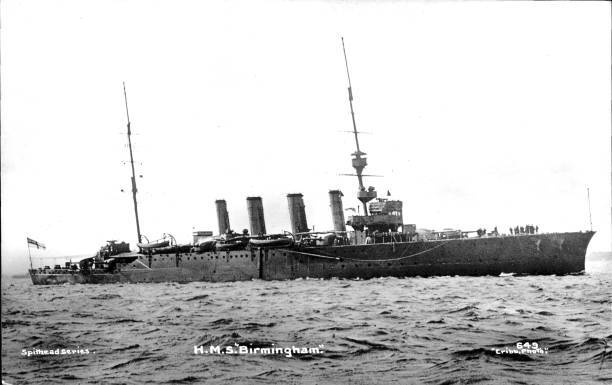 British Royal Navy Battleship HMS Birmingham SHIPPING NAVAL OLD PHOTO British Royal Navy Battleship HMS Birmingham SHIPPING NAVAL OLD PHOTO