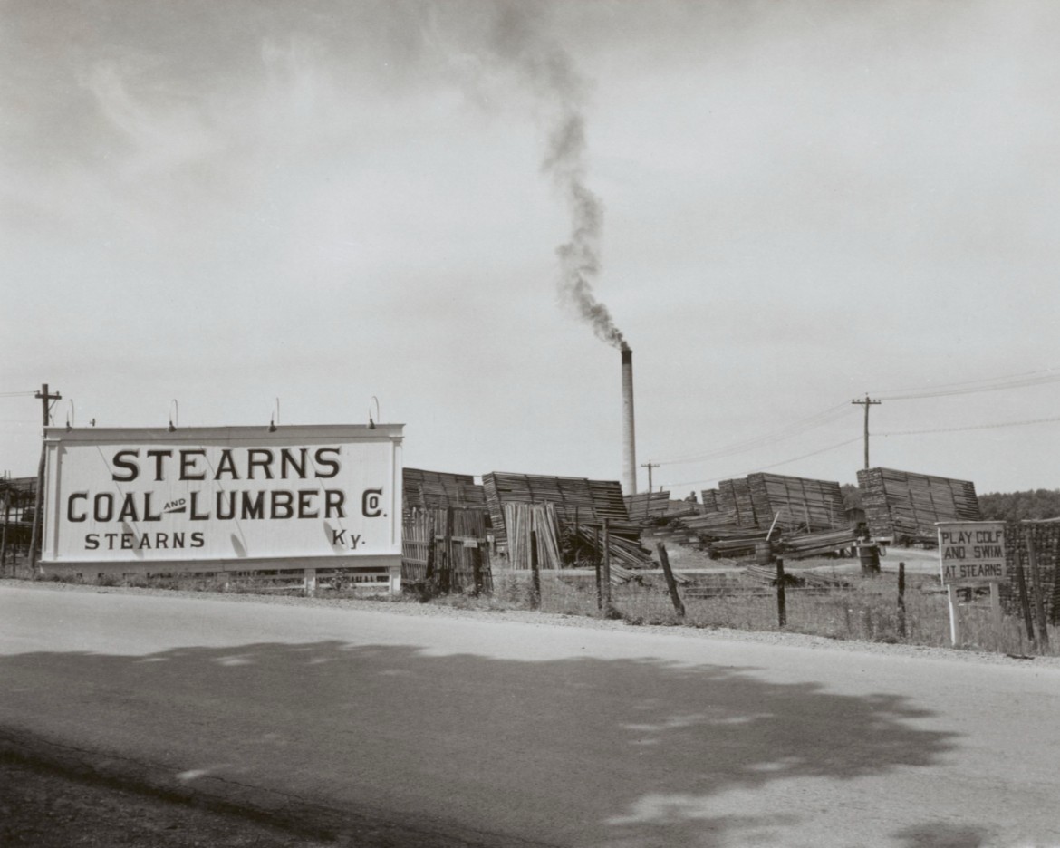 Stearns Coal & Lumber Company Sign Kentucky 8x10 photo 1955