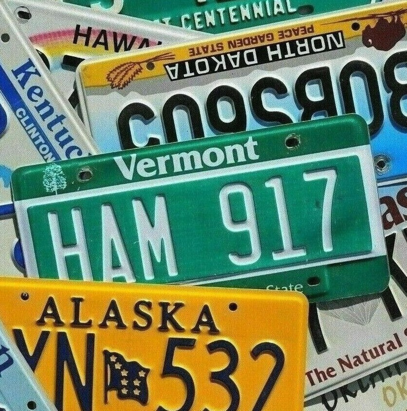 Authentic License Plates - ALL 50 STATES Available + Territories NICE Plates