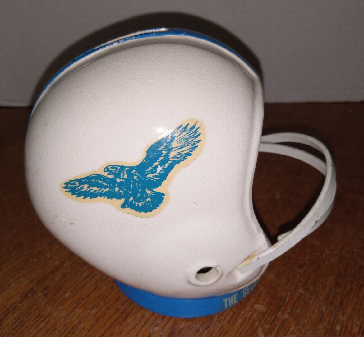 Vintage NAZARETH EAGLES Football Helmet THE SECOND NATIONAL BANK OF NAZARETH PA.