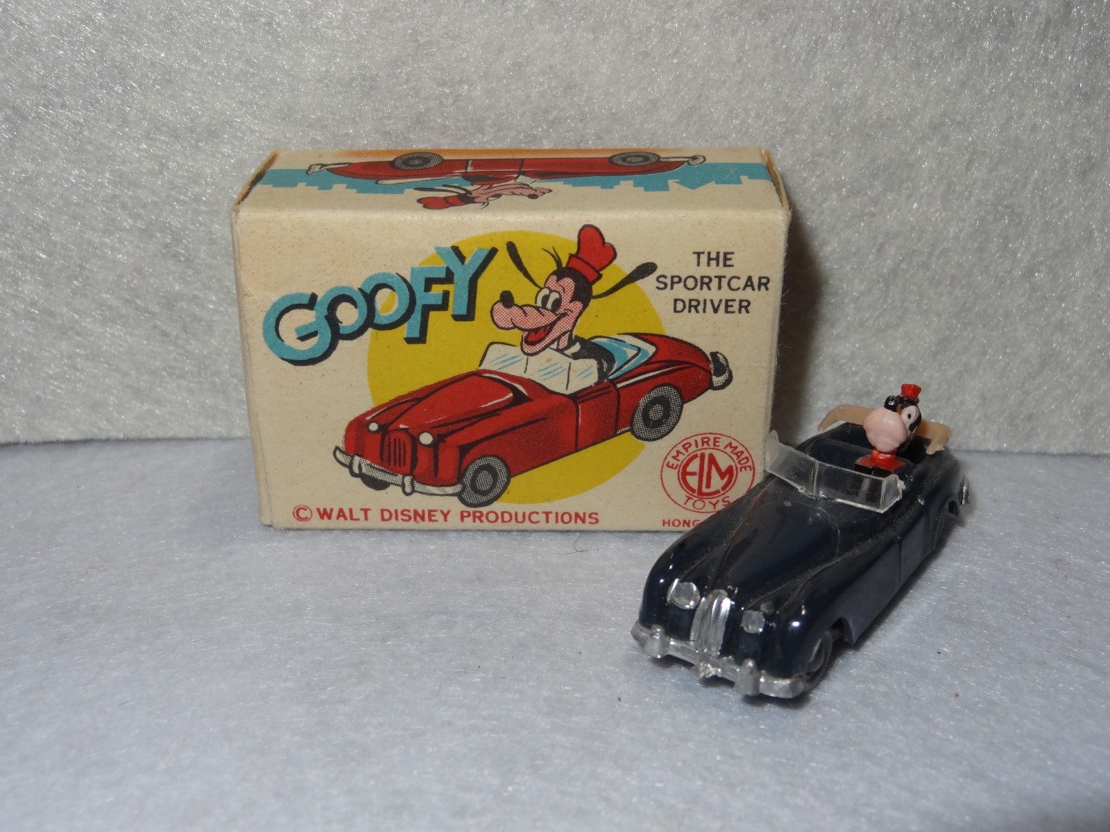 Vintage Disney Goofy Box & Car 
