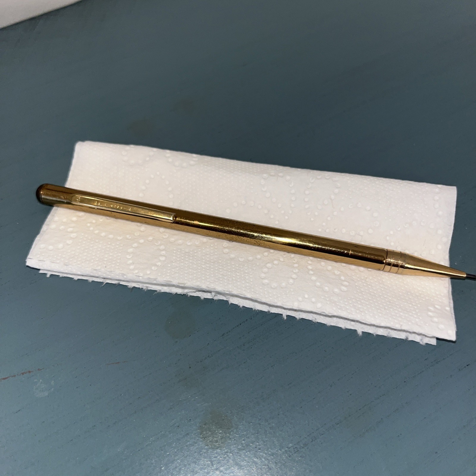 Vintage Rosa twist action mechanical pencil Gold Tone USA