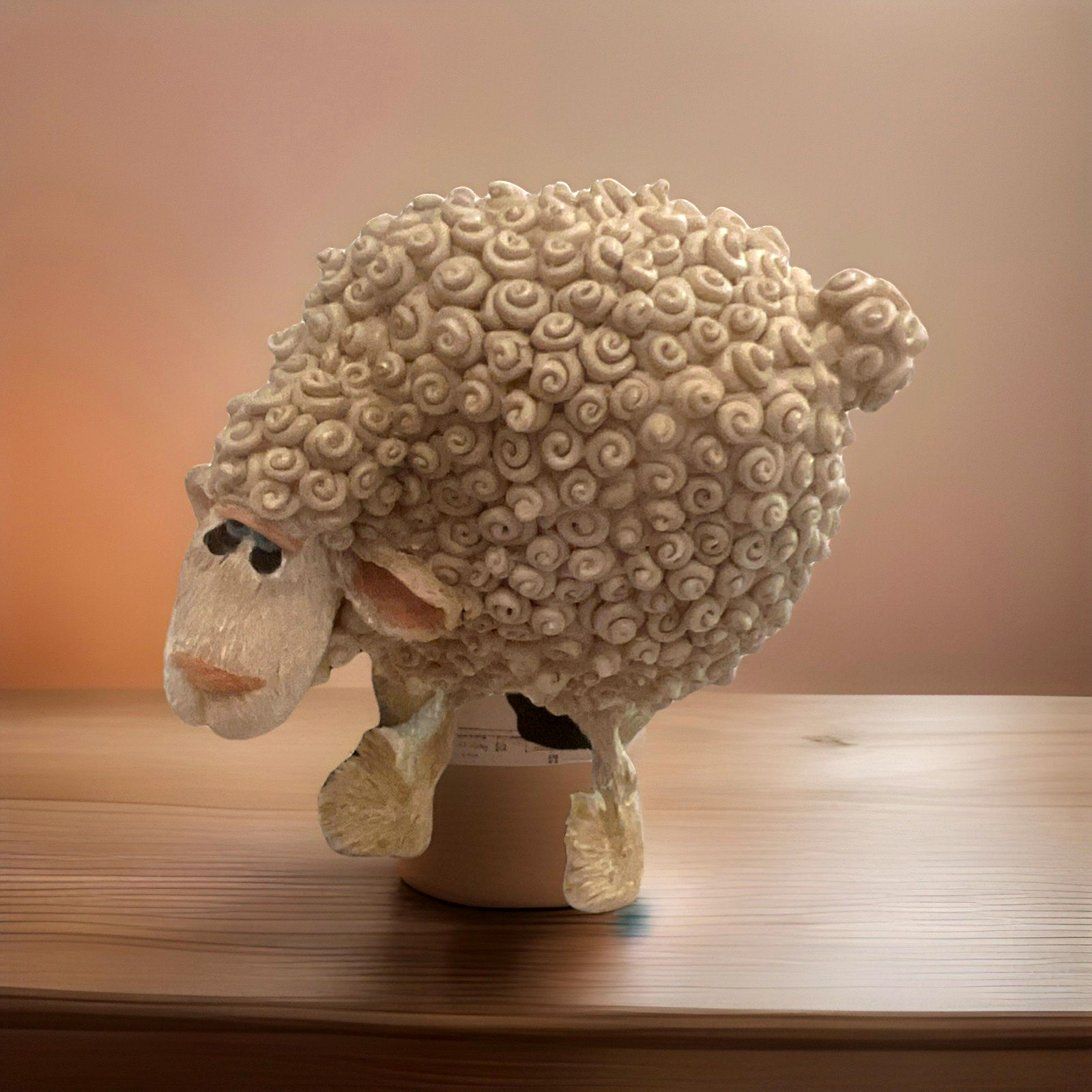 Bobble Bods Doug Harris Sheep Signed Douglas Hand painted Collectible 4