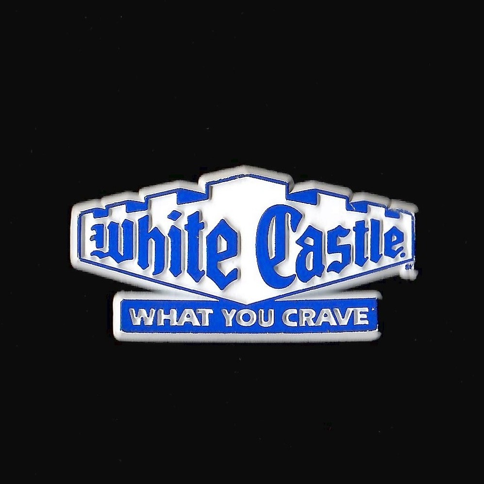 White Castle Vtg Rubber Fridge Magnet '80s Advertising Flexible