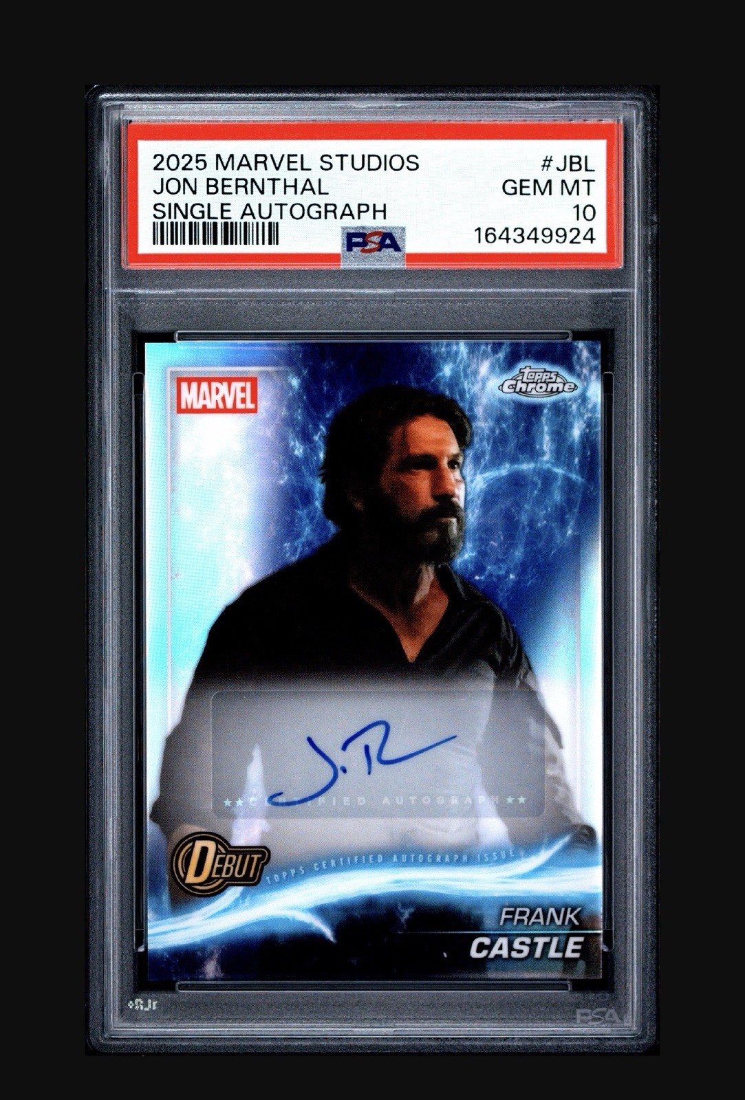 Topps 2025 Marvel Studios Chrome PSA 10 Jon Bernthal Frank Castle Auto AA-JBL Topps 2025 Marvel Studios Chrome PSA 10 Jon Bernthal Frank Castle Auto AA-JBL