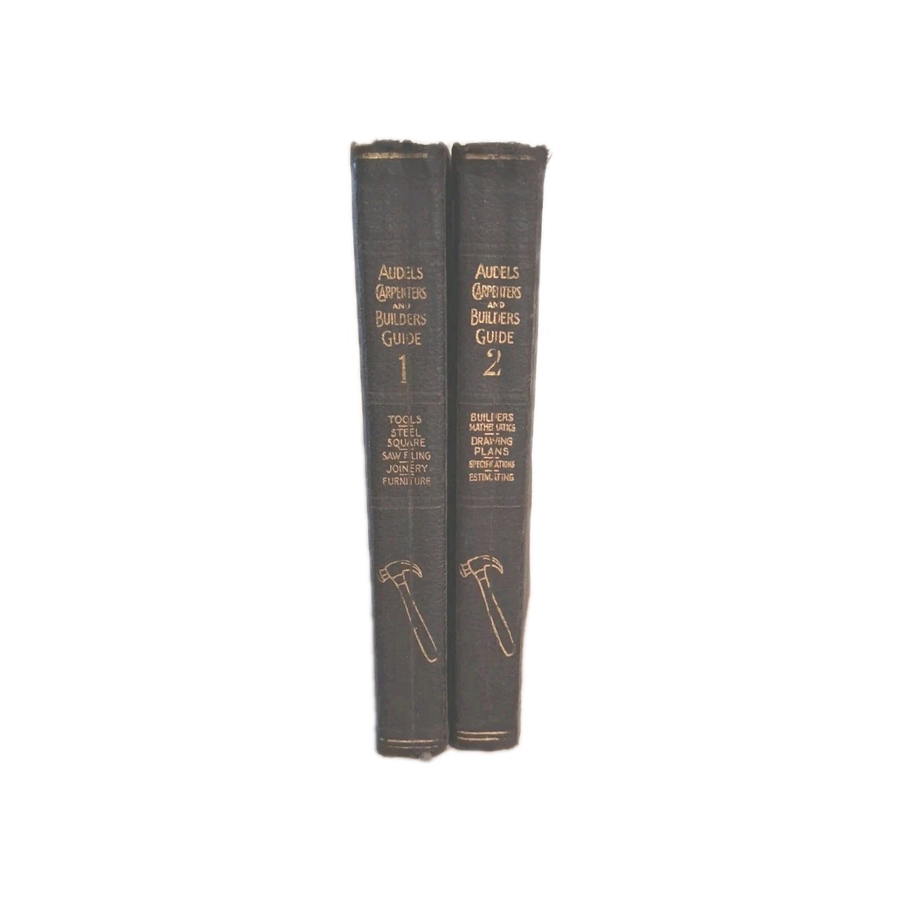 Audels Carpenters and Builders Guide Volumes 1 & 2 Collectible Tool Books