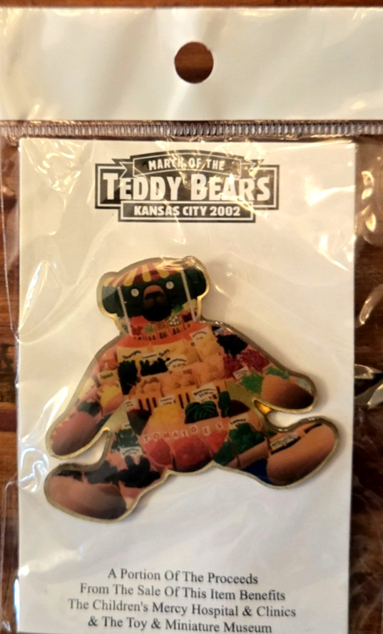 Teddy Bear Brand Pin/Brooch New in Original Packaging