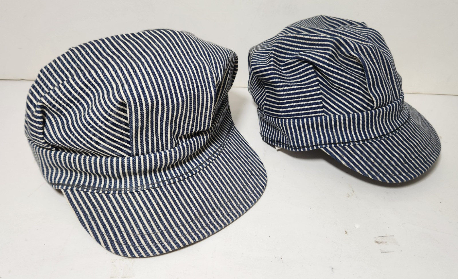 Model Railroad Engineer Conductor Utility Sanforized Caps Hats Adult Child Blue