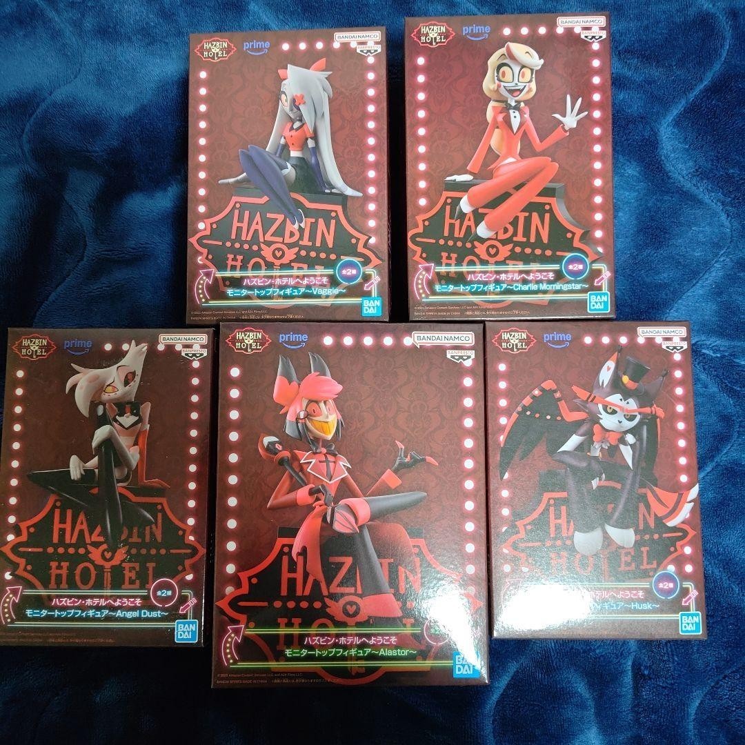 Hazbin Hotel Sitting Monitor Top Figure A Set Bandai Official Adult Collectible