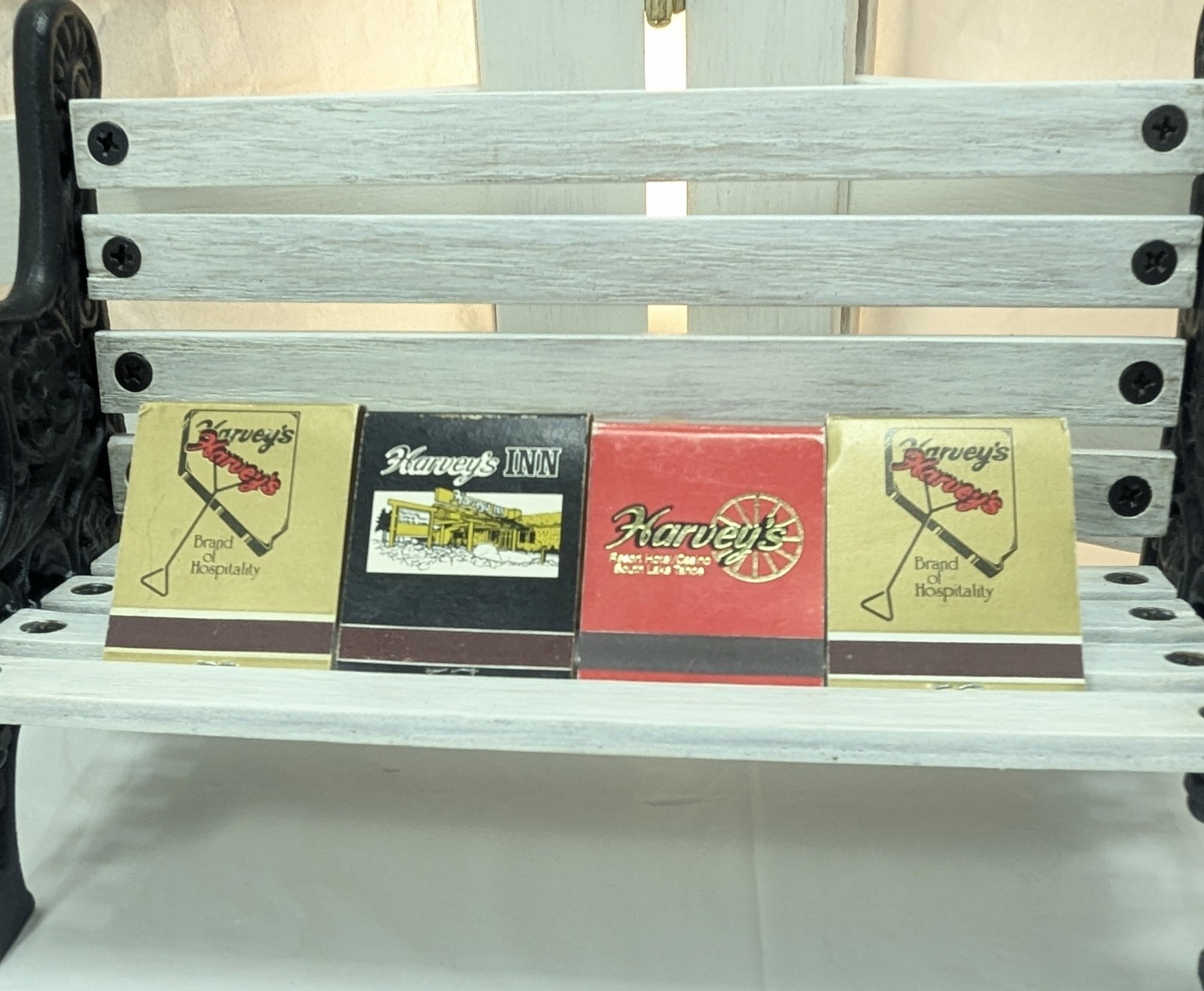 Vintage Harvey's Resort Hotel Casino and Harvey's Inn Matchbooks Lot of 4 Vintage Harvey's Resort Hotel Casino and Harvey's Inn Matchbooks Lot of 4