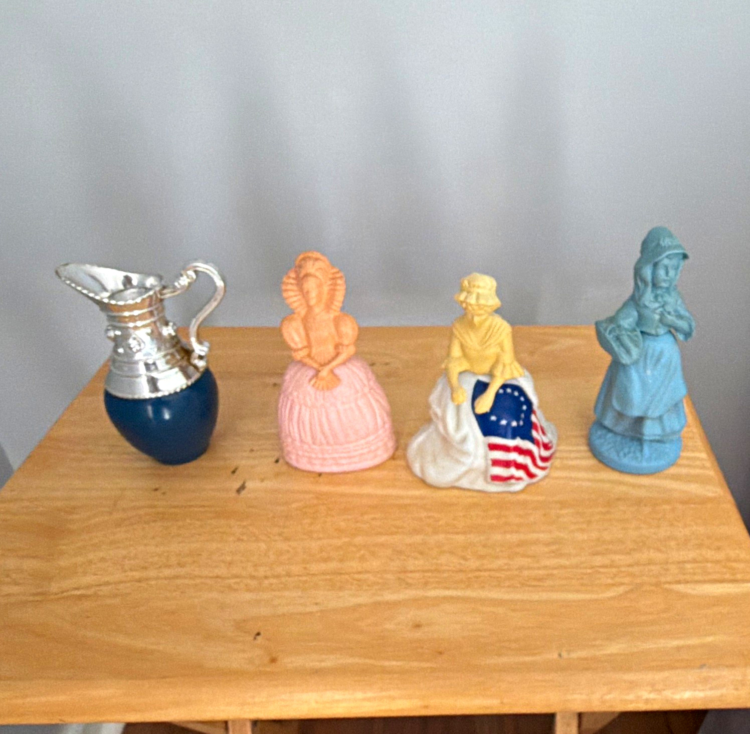 Lot of 4 Avon Decorative Bottles 3 Women Figurines and 1 Pitcher Lot of 4 Avon Decorative Bottles 3 Women Figurines and 1 Pitcher