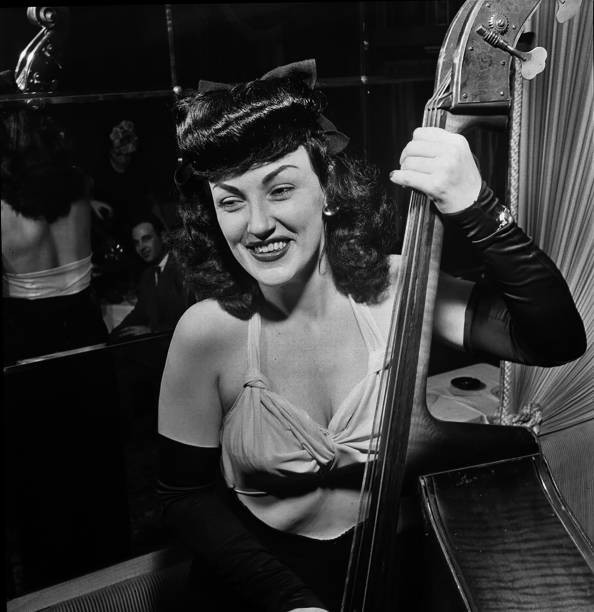 Vivien Garry New York NY Dixon\'s ca May 1947 Historic Old Photo 1