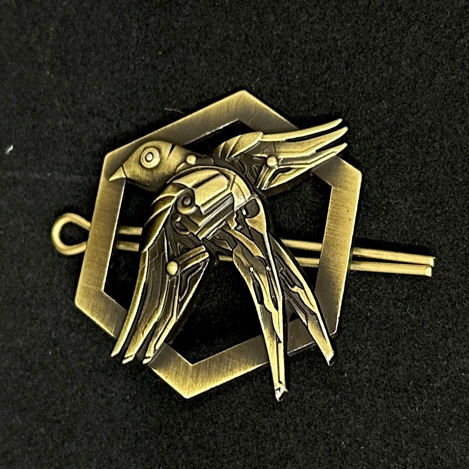 Ukrainian Army Metallic Beret Badge The Power of Unmanned Systems of Ukraine Ukrainian Army Metallic Beret Badge The Power of Unmanned Systems of Ukraine