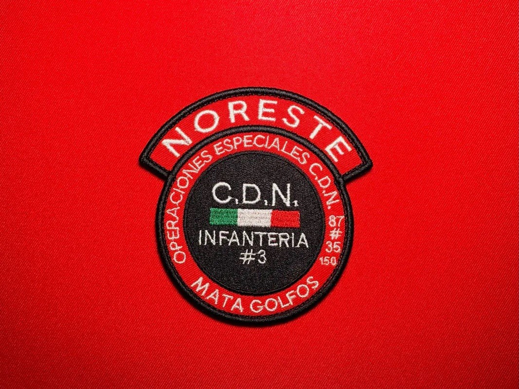CDN “NORESTE – INFANTERIA #3 – MATA GOLFOS” Patch (4.1” Circular + Top Tab)  