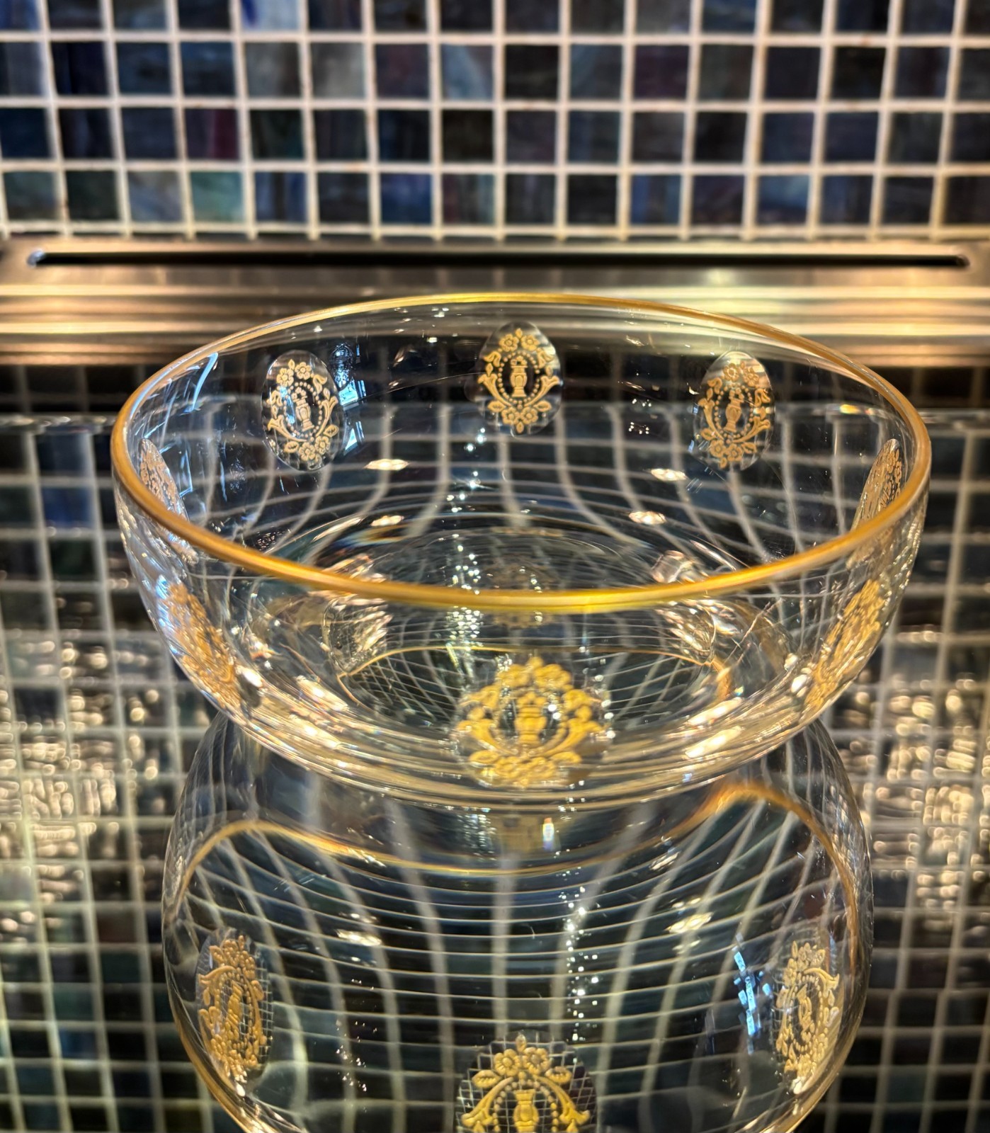 HTF Tiffin-Franciscan Palais Versailles Fruit Dessert Bowls 9 Available $100 ea
