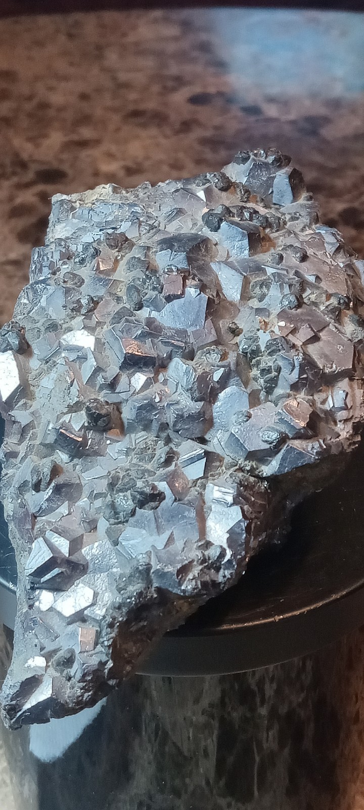Galena and sphalerite crystal specimen