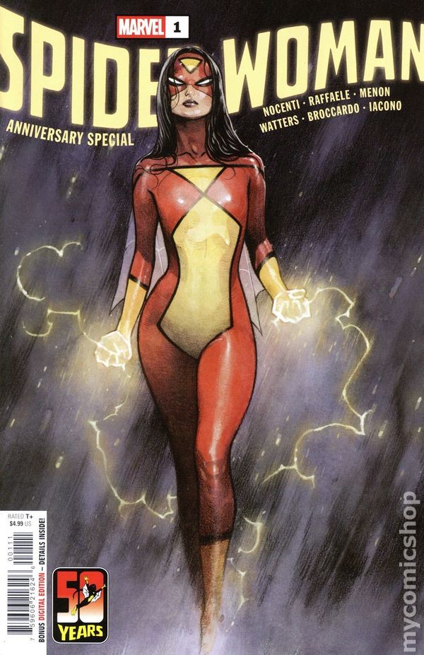 Spider-Woman 50th Anniversary Special 1A 2026 Stock Image