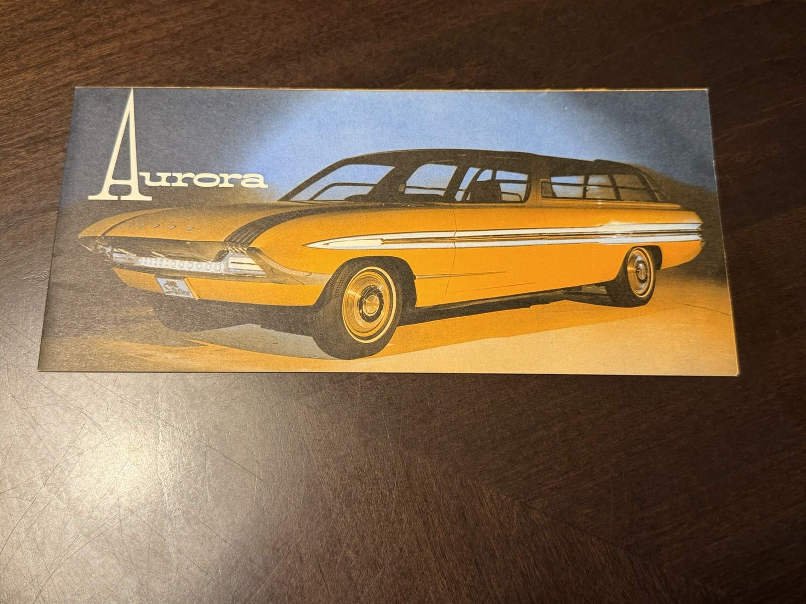 MINT Pristine 1964 Ford Aurora Concept Car Brochure NY World's Fair Original