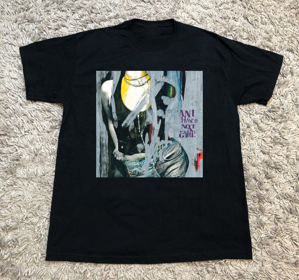 Ani DiFranco Singer Short Sleeve Print Women Mens Black T- Shirt S- 5XL AG653 Ani DiFranco Singer Short Sleeve Print Women Mens Black T- Shirt S- 5XL AG653