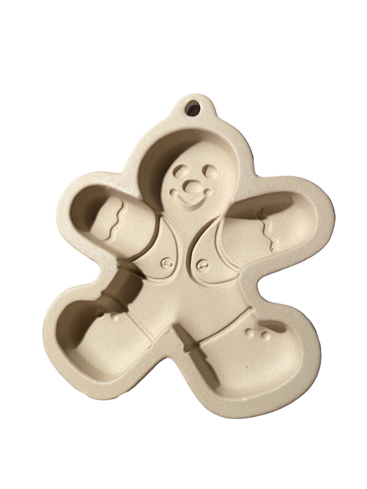 Wilton Gingerbread Boy Cookie Mold Stoneware Vintage 1997
