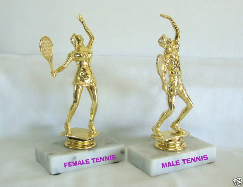 TENNIS TROPHY,  MALE TENNIS, FEMALE TENNIS