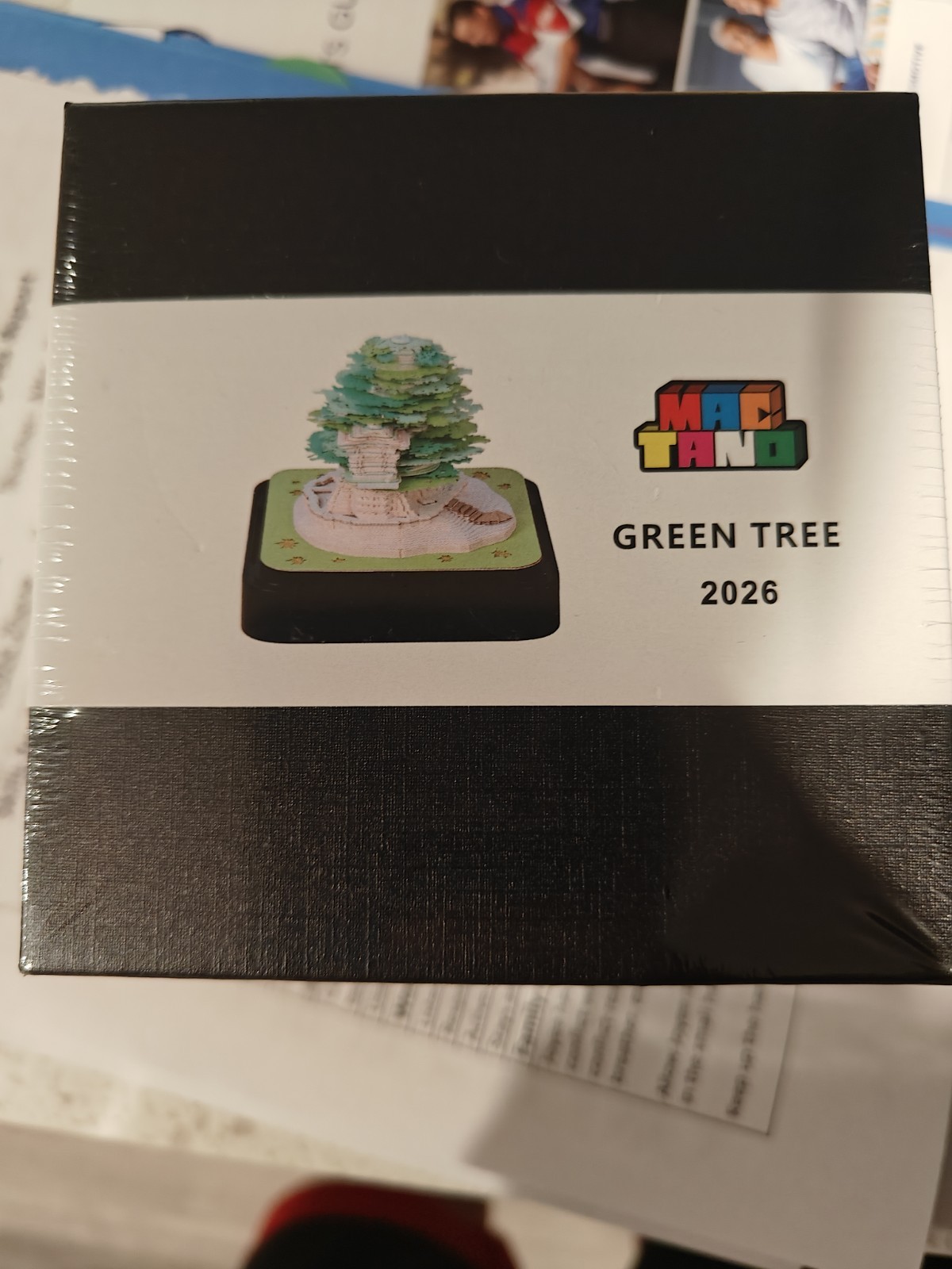 3D Art Calendar Memo Pad 2026 Creative Time Piece Calendar DIY Tree Rip Away 
