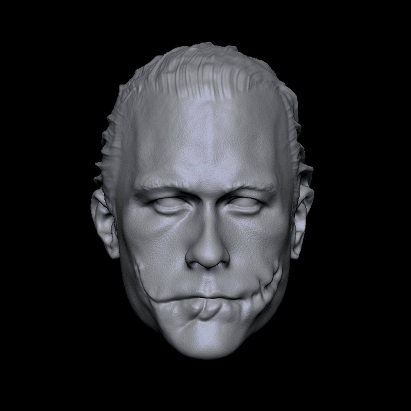 Blank 1/18 1/12 1/10 Joker Heath L Unpainted Head Sculpt fit 3.75\