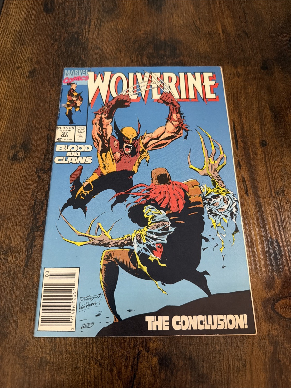 Wolverine #37 (8.0 VF) Newsstand Variant - 1991