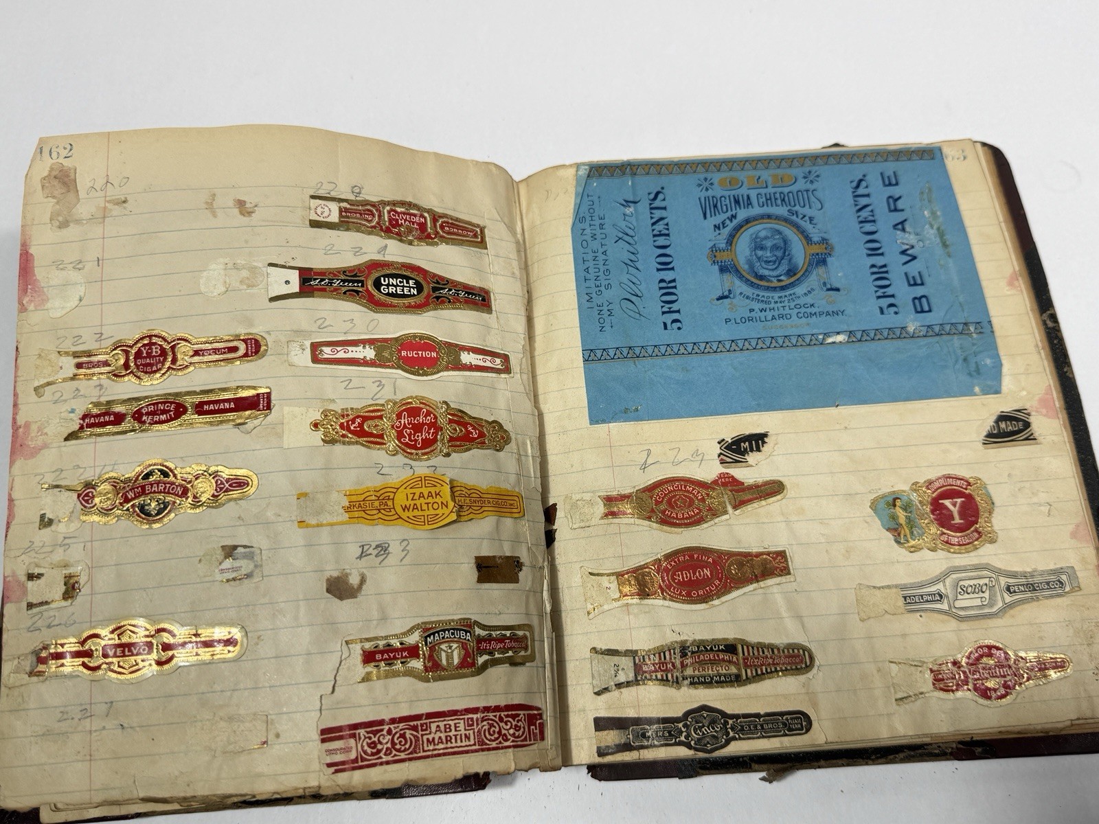 1912 Handwritten Medical / Nursing Lecture Notebook – Lena Lamade Tobacco