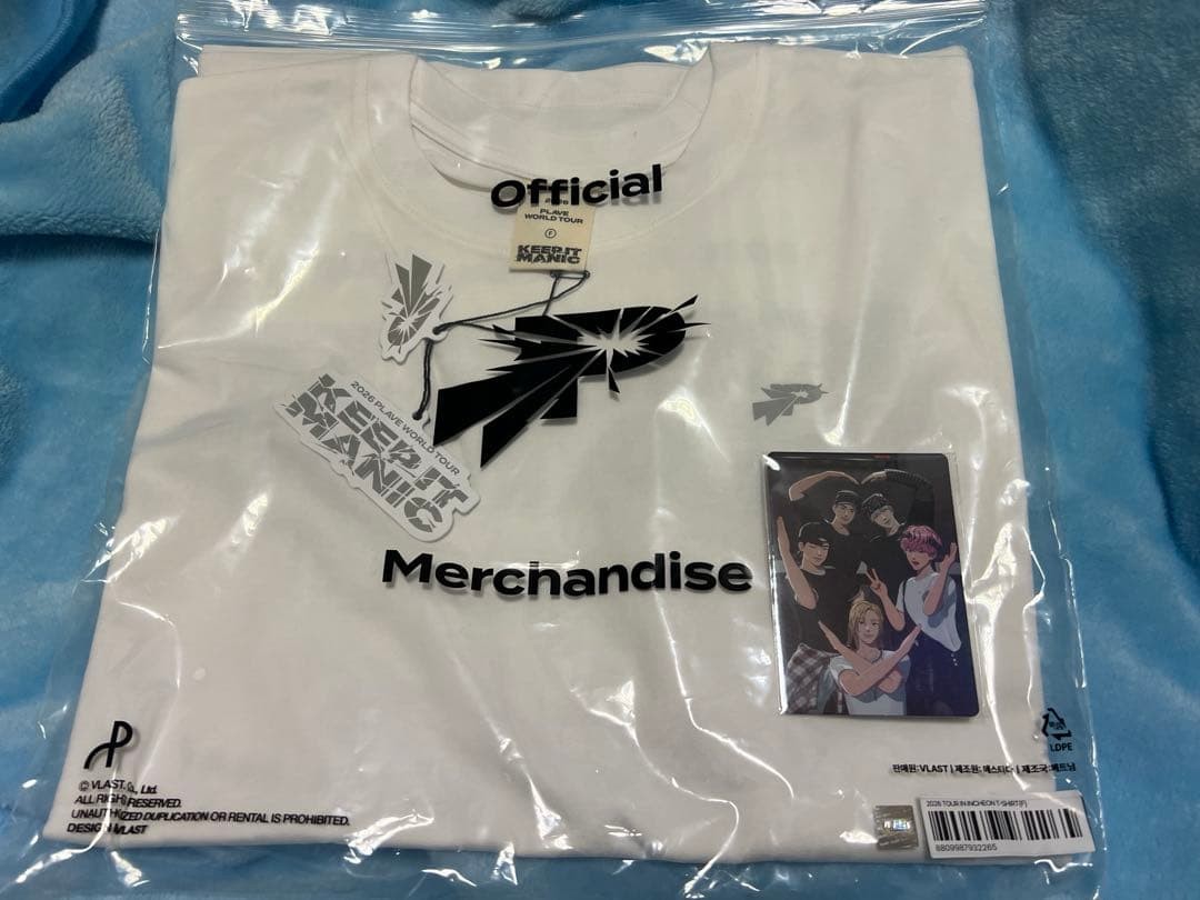 PLAVE T-shirt Big Trading Card World Tour Incheon Concert MD
