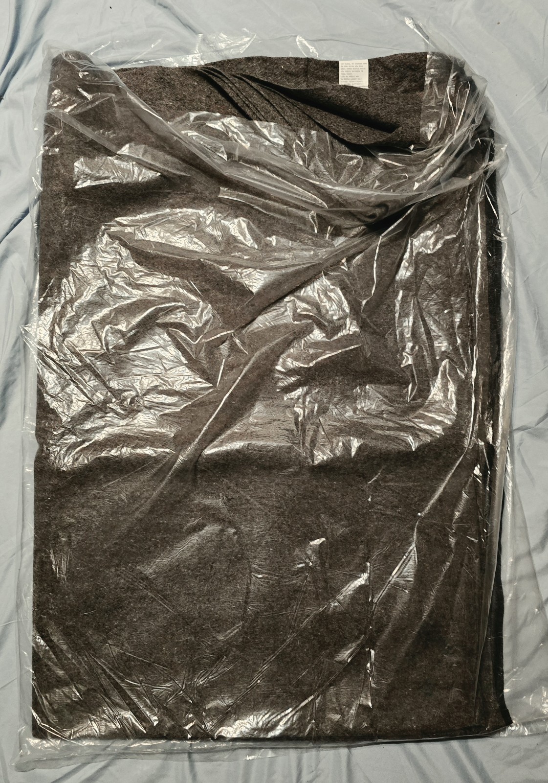 AUTHENTIC XL USGI WOOL MILITARY GRAY SURVIVAL BLANKET 66