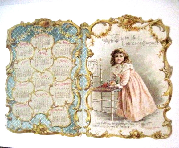 Stunning 1894 Advertising Calendar \
