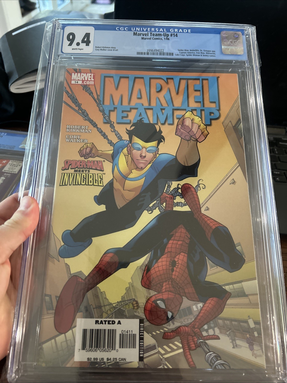 Marvel Team-Up #14 - Marvel Comics 2006 CGC 9.4 Spider-Man, Invincible, Dr. Octo