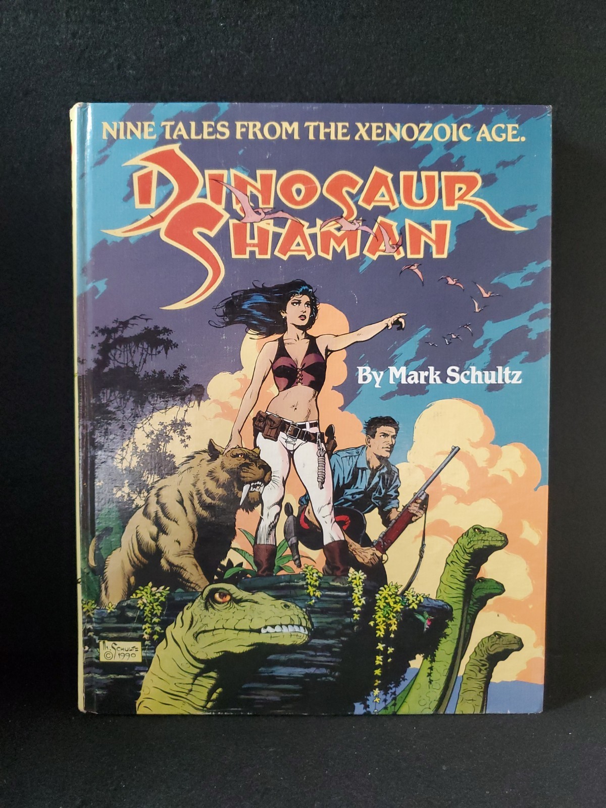 Dinosaur Shaman Mark Schultz Signed Ltd #237/1500 Hardcover Xenozoic Age
