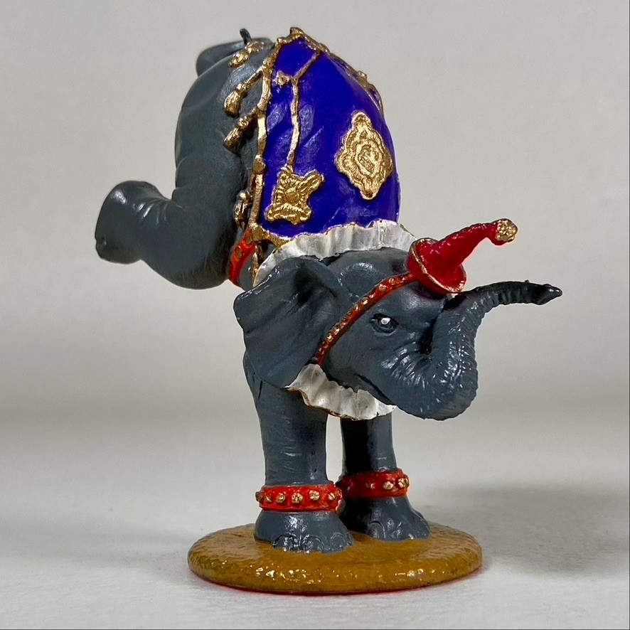 Hamilton Ringling Bros Baby Elephant Pewter Figurine UK 3\