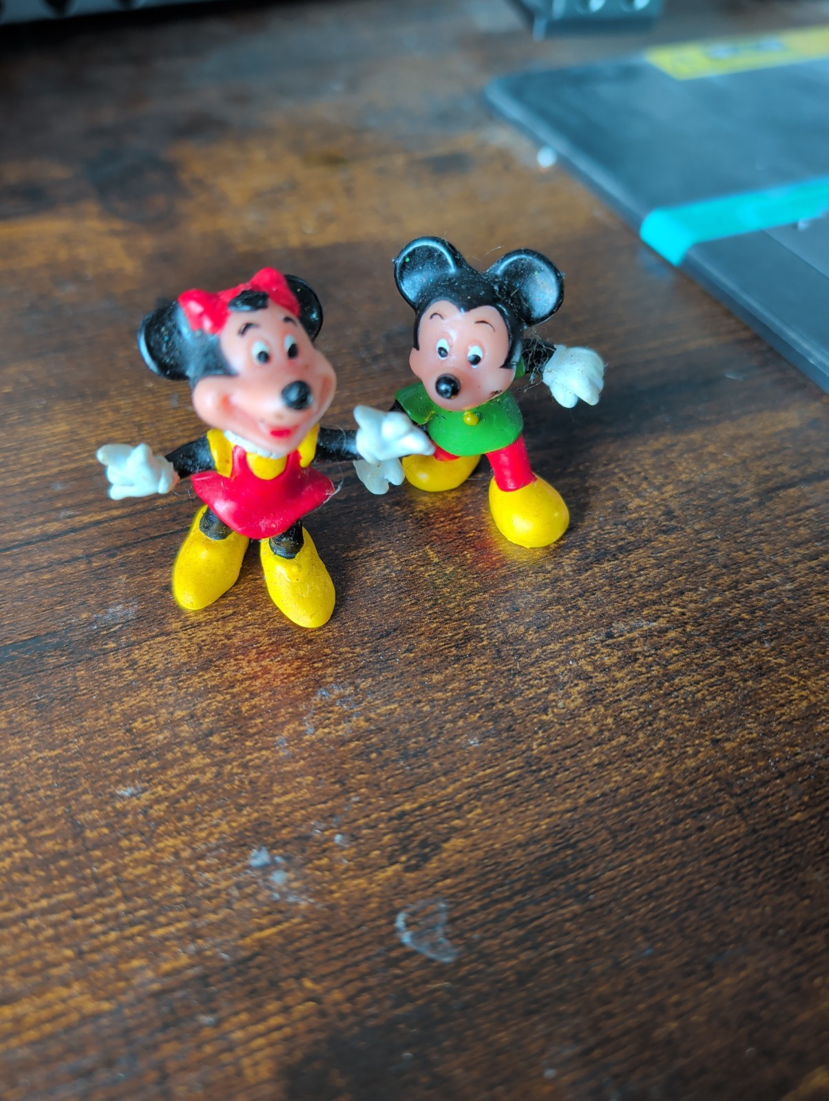 VTG. 1980\'s Applause HK Mickey & Minnie Mouse PVC Cake Topper/Decorations