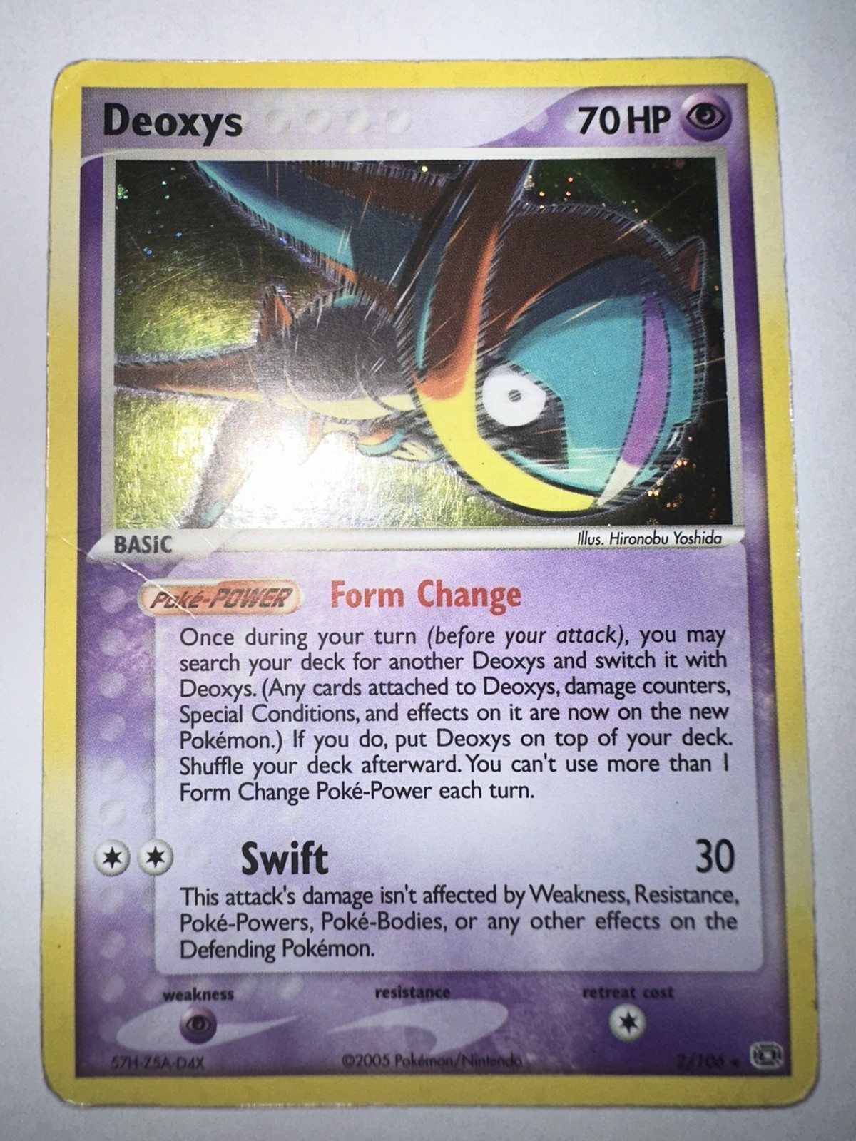 DEOXYS (Speed Forme) - 2/106 - EX EMERALD - Holo Rare - 