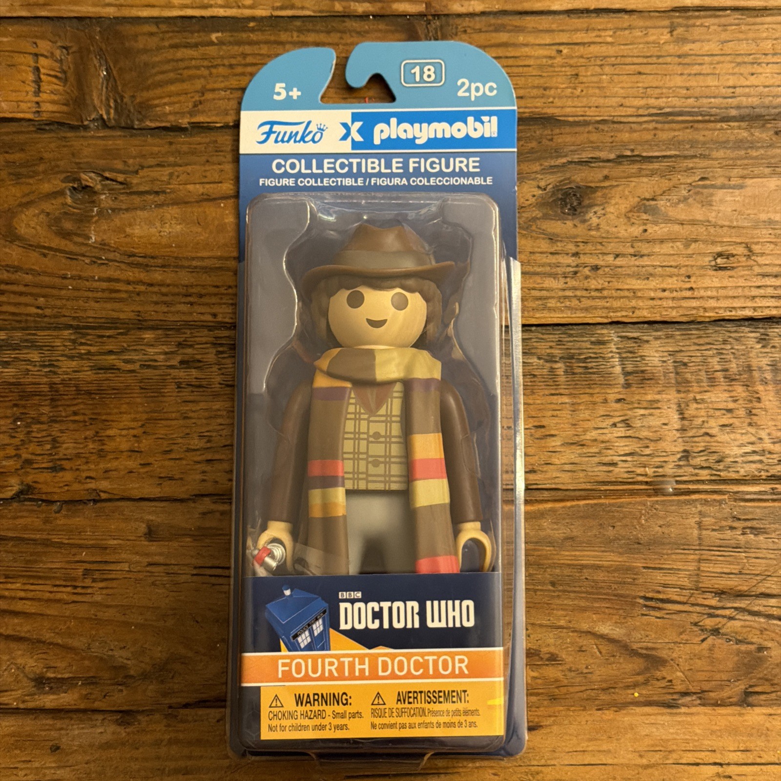 NEW SEALED Fourth Doctor Who Funko Playmobil 18 Vinyl 4th Dr #18 Rare Figure NIB
