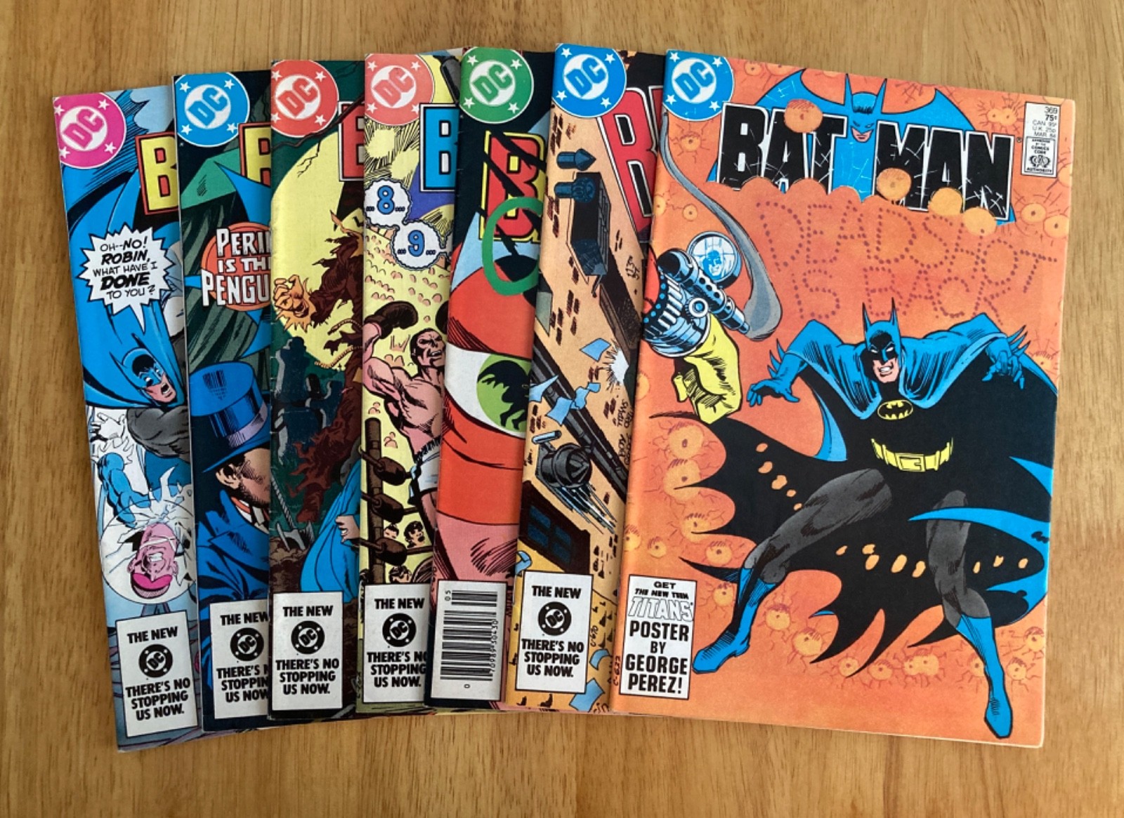 Run of *7* 1984 BATMAN #369-375 (FN/VF)