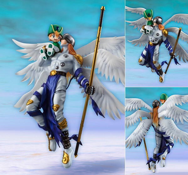G.E.M. Digimon Angemon &Takaishi Takeru figure Megahouse (100% authentic)