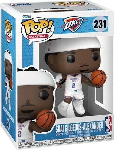Shai Gilgeous-Alexander (OKC Thunder) (White Jersey) NBA Funko Pop #231