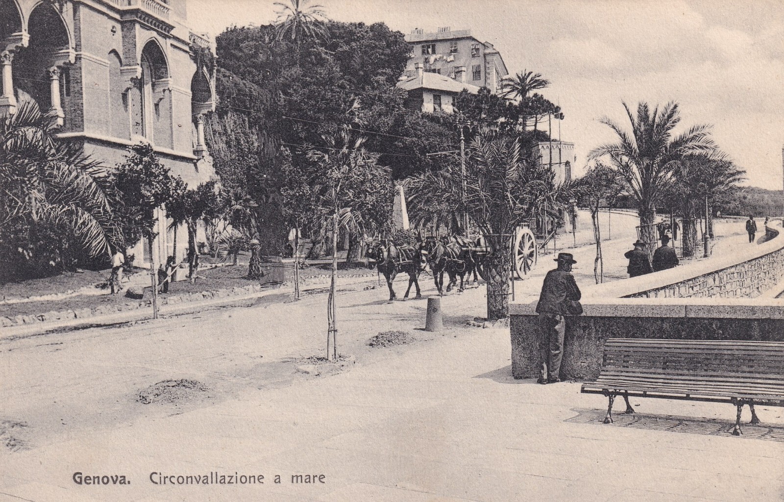 GENOA - Ring Road by Sea - Postcard Ed.Varietas