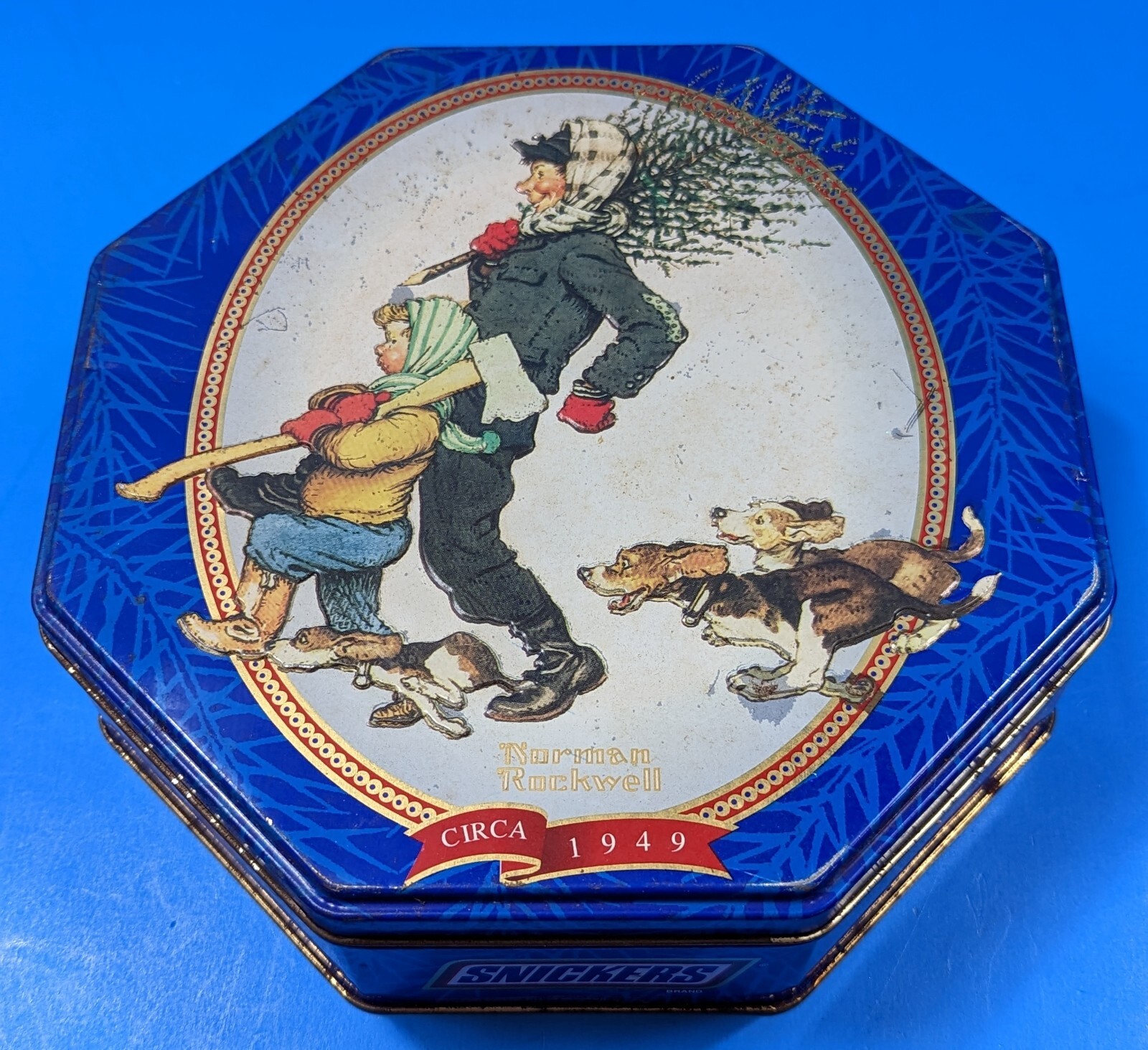 Snickers® Holiday Tin – Norman Rockwell – 1997 – 5th in Series