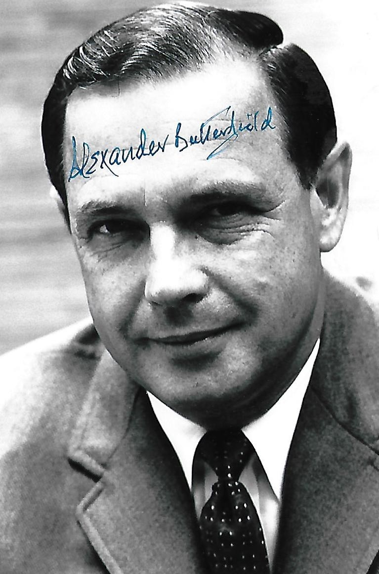 Alexander Butterfield signed 4x6 photo Watergate History Politics RARECOA LOOK