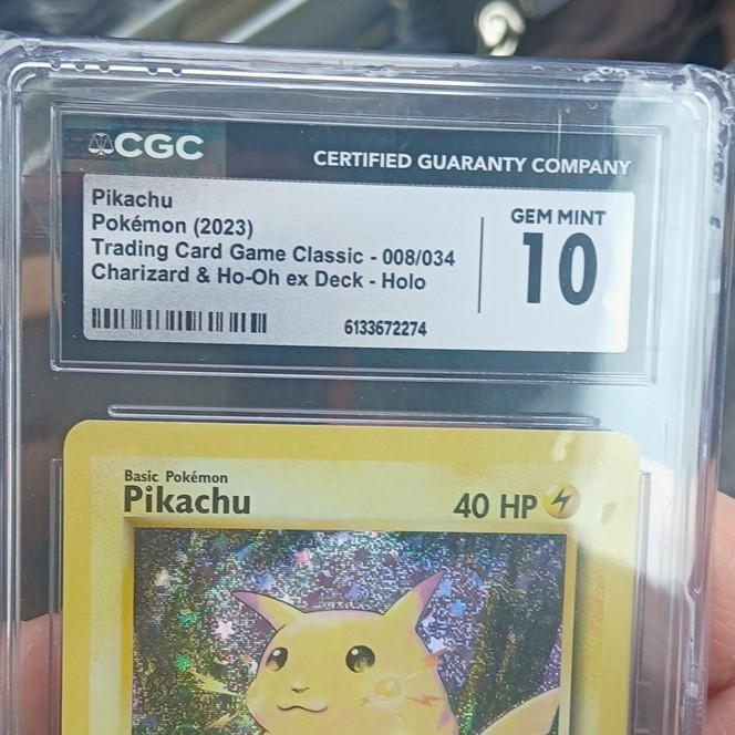 Pokémon 2023 Trading Card Game Classic Pikachu 008/034 Holo CGC 10