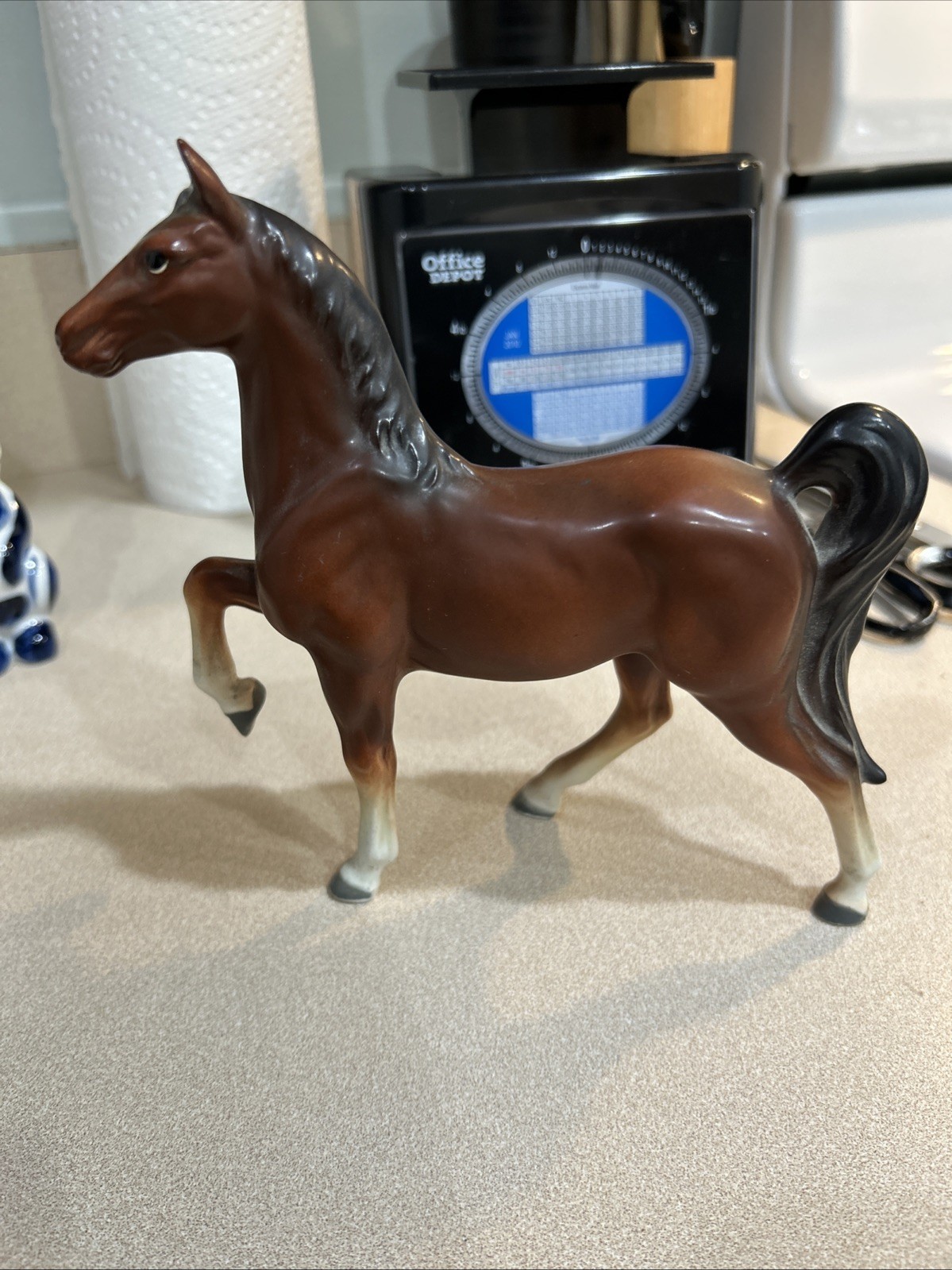 vintage Mid-Century Japanese ceramic/porcelain horse